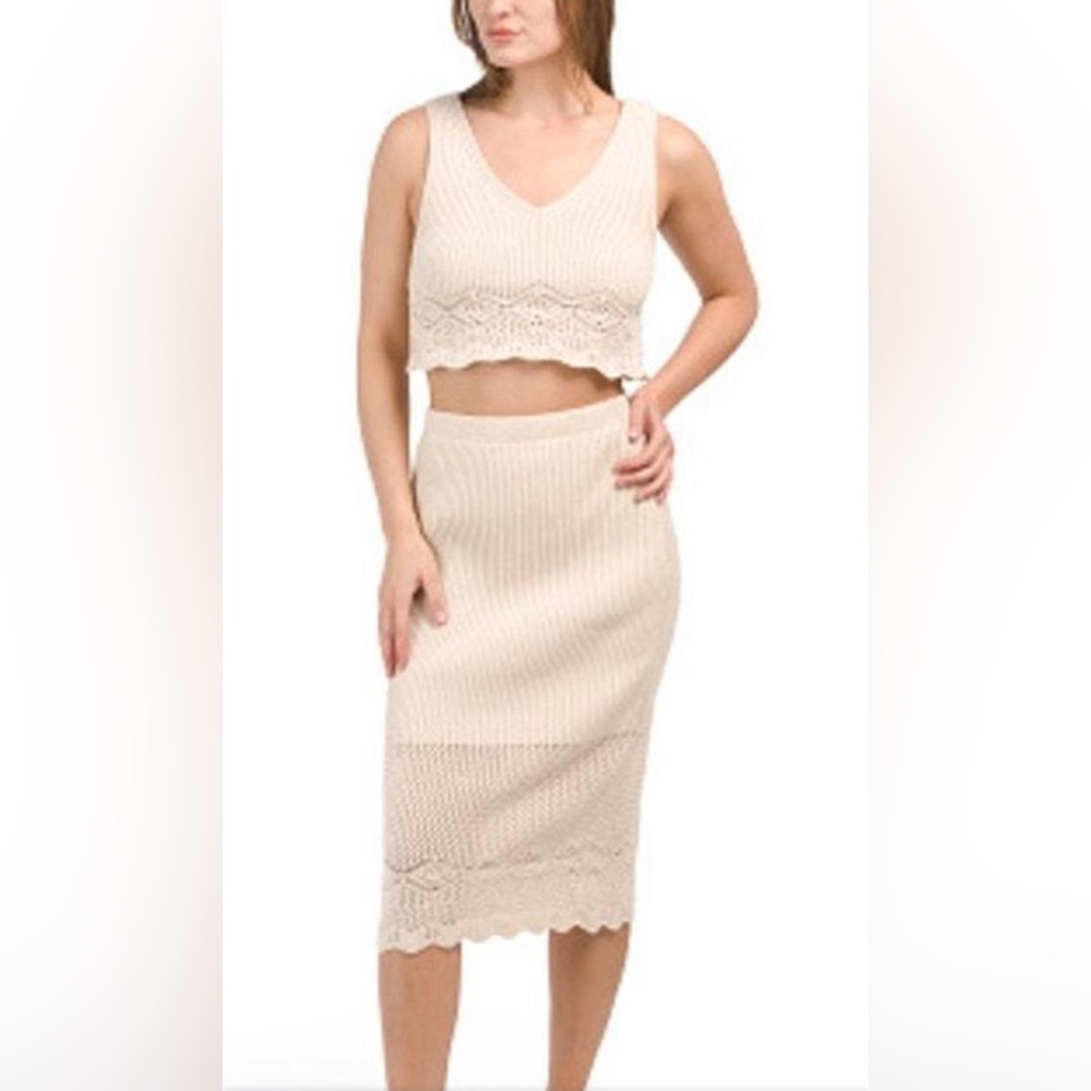 NWT House of Harlow 1960 x Revolve‎ 2 piece crochet Set